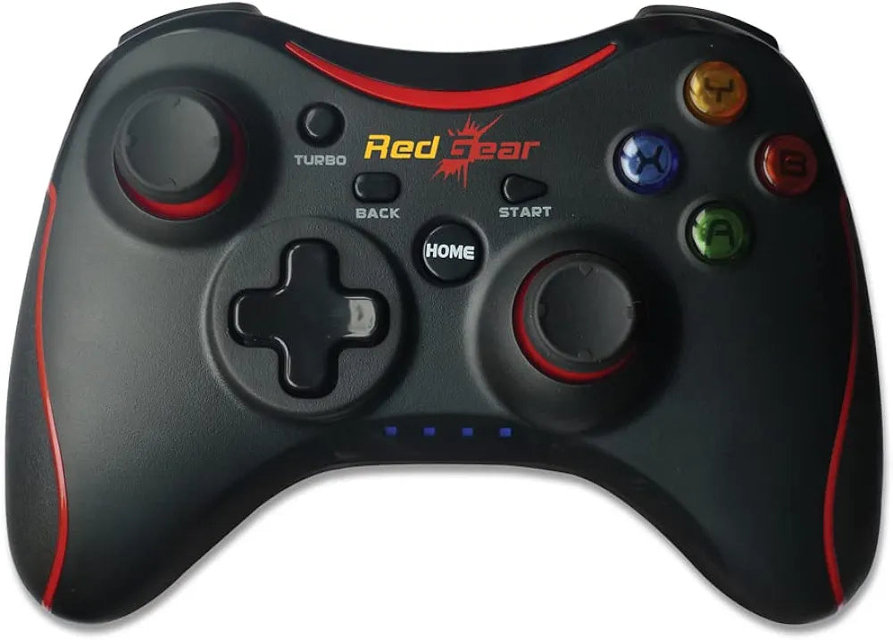 Redgear Pro Wireless Gamepad with 2.4GHz Wireless Technology, Integrated Dual Intensity Motor, Illuminated Keys for PC Gaming Controller