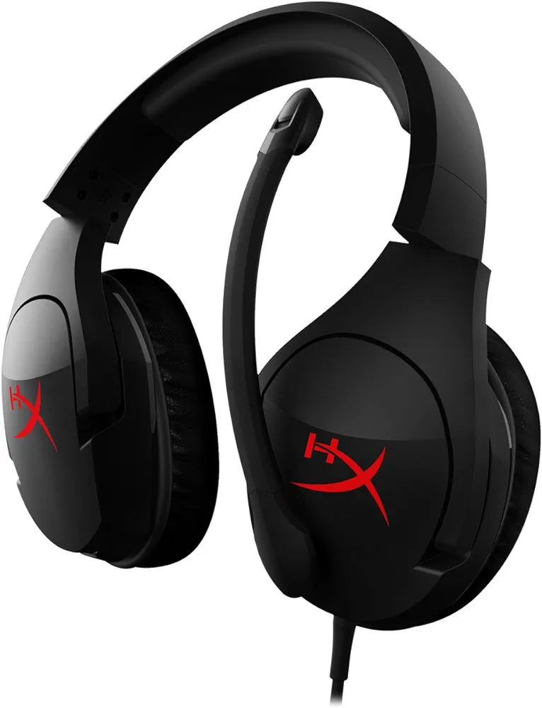 HyperX Cloud Stinger Gaming Wired On Ear Headphones with Mic, DTS Headpone:X - Black Gaming Headset