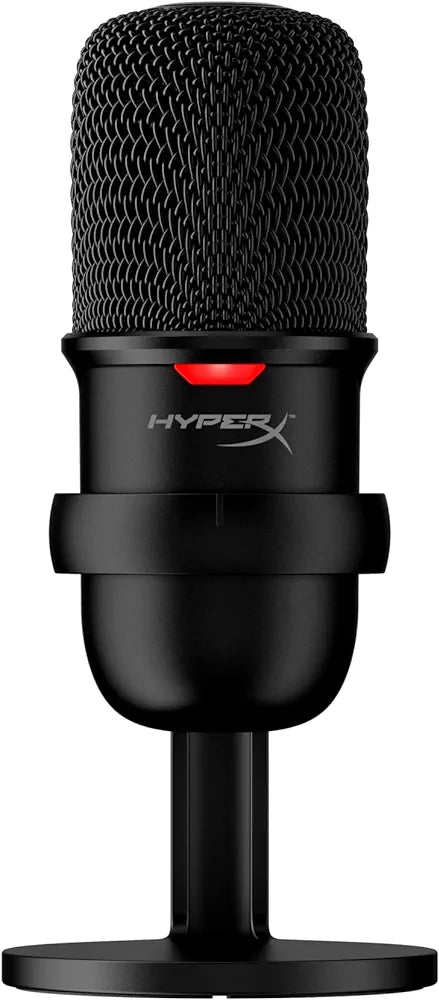 HyperX Solocast - Usb Condenser ,Unidirectional, For Pc, Ps4, And Mac, Tap-To-Mute Sensor, Cardioid Polar Pattern, Gaming, Streaming, Podcasts, Twitch, Youtube, Discord Gaming Microphone