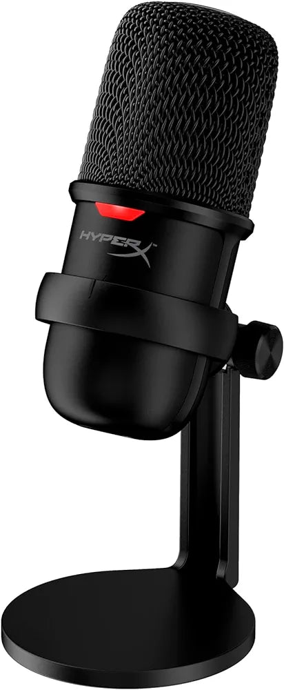 HyperX Solocast - Usb Condenser ,Unidirectional, For Pc, Ps4, And Mac, Tap-To-Mute Sensor, Cardioid Polar Pattern, Gaming, Streaming, Podcasts, Twitch, Youtube, Discord Gaming Microphone