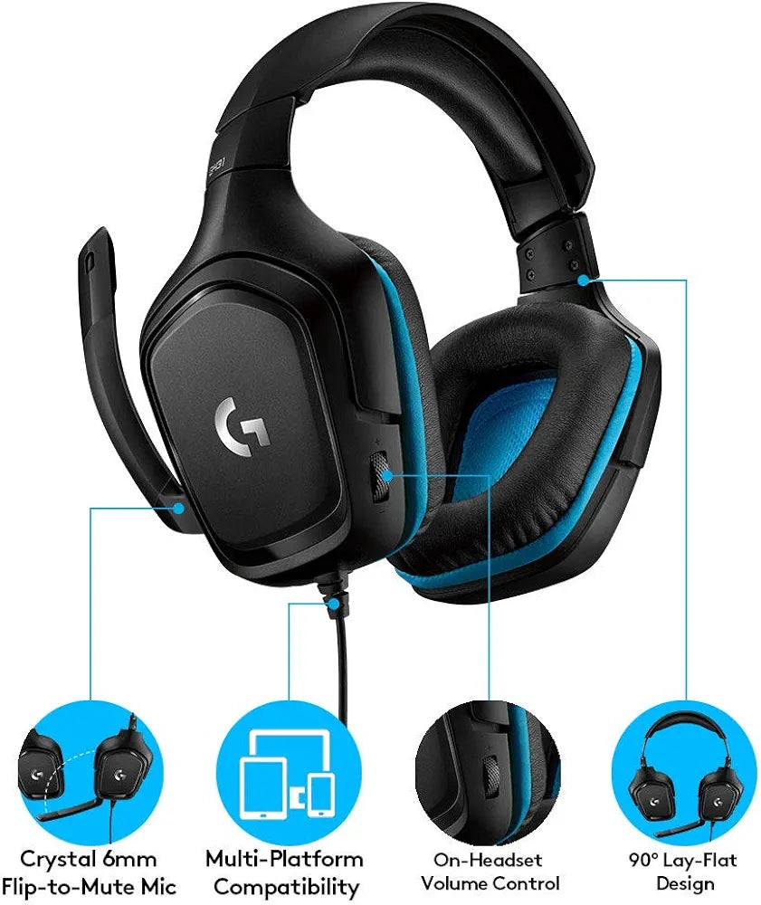 Logitech G431 with 7.1 Surround Sound Gaming Headset