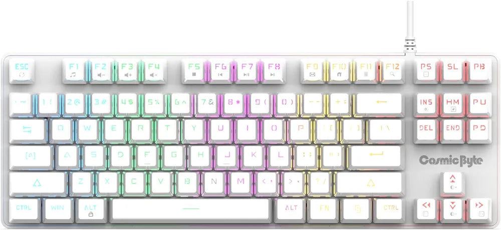 Cosmic byte CB-GK-37 Firefly Per Key RGB TKL Mechanical Gaming Keyboard