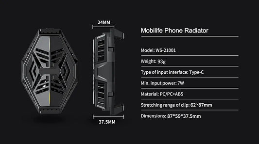 Mobilife Mobile Cooler, Phone Cooler for Gaming