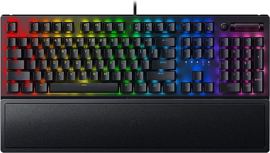 Razer Blackwidow V3 - Black - Mechanical Gaming Wired Keyboard with Razer Chroma RGB Gaming Keyboard